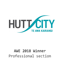 Hutt City logo AWE - economate prize winner